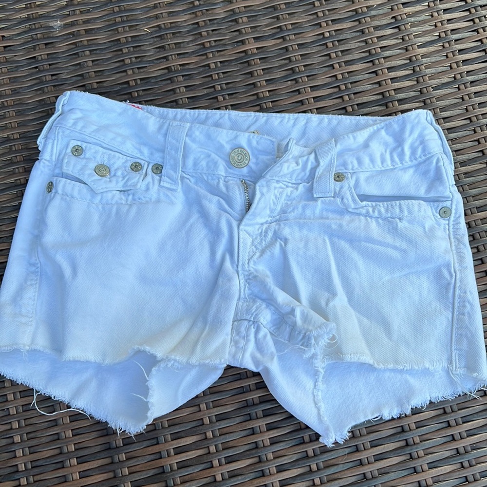 True Religion shorts size 28